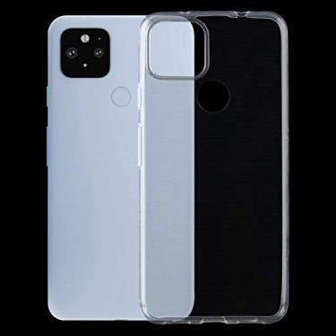 Imagem de For Google Pixel 5A 5G 0.75mm Ultra-thin Transparent TPU Soft Protective Case(Transparent)