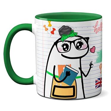 Imagem de Caneca Professora De Inglês Ainda Não Corrigi A Prova (Verde)