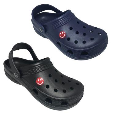 Imagem de Sandalia babuche clássica Yvate adulto azul unissex BGX66A