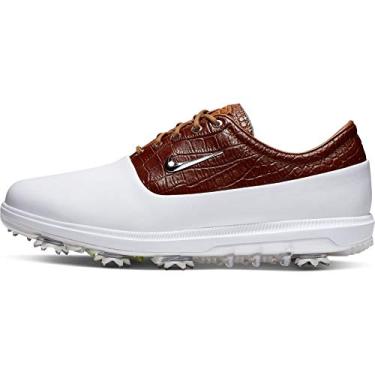 Imagem de Nike Men's Air Zoom Victory Tour Golf Shoes (8, White/Brown)