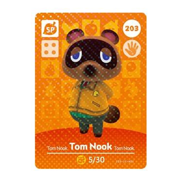 Imagem de Tom Nook - Cartão Amiibo Nintendo Animal Crossing Happy Home Designer - 203