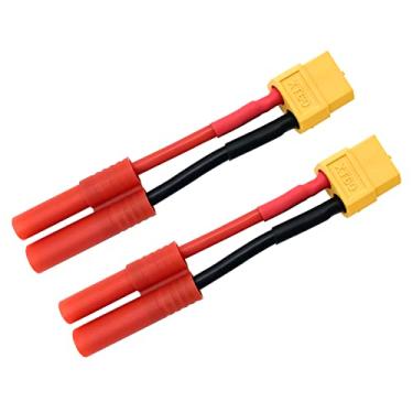 Imagem de 2 peças XT60 fêmea para HXT 4 mm macho conector/adaptador para bateria RC Lipo RedCat Racing e Exceed RC
