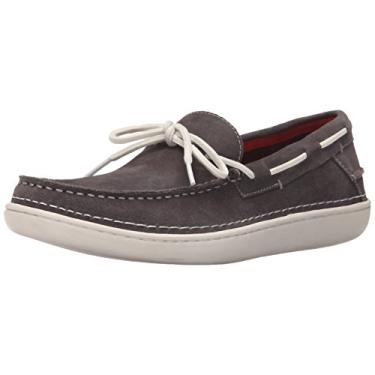 Imagem de Ck Jeans Mocassim Masculino Calico de Camurça Vaca, Cinza escuro, 9.5