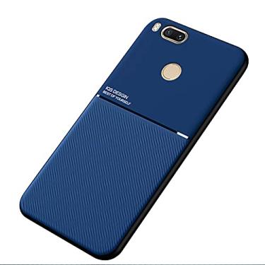Imagem de Kepuch Mowen Case Capas Placa de Metal Embutida para Xiaomi 5X/A1 - Azul