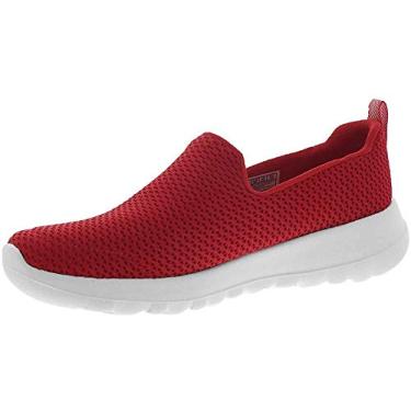 Imagem de Skechers - T nis de corrida feminino Go Walk Joy tamanho: 36 B(M) EUA, cor: vermelho