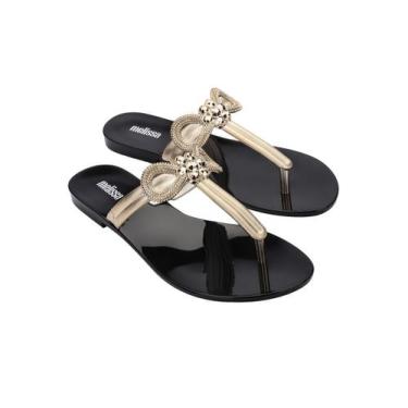 Imagem de Chinelo Flip Flop Melissa Harmonic T-Bar Gleam Ad Original