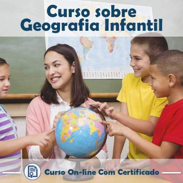 Imagem de Curso online em videoaula de Geografia - Infantil com Certificado + 2 brindes