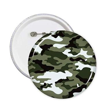 Imagem de Camuflagem Line Art Grain Ilustration Pattern Pin Badge Button 5 peças