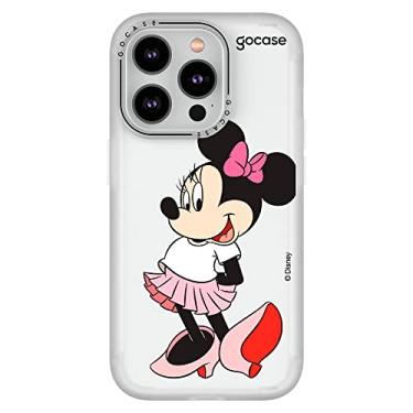 Imagem de Capa Deluxe Slim Fosca Gocase Compatível com iPhone 14 Pro Max (6.7 Pol) (Disney Garota Minnie)