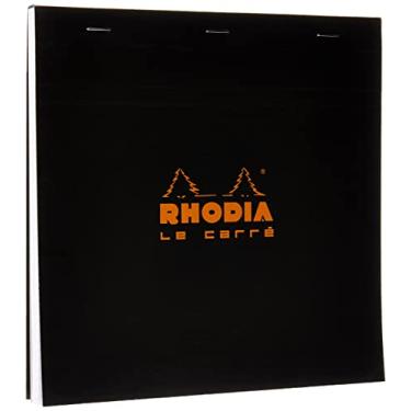 Imagem de Bloco de notas Rhodia com grampo superior – 80 folhas gráficas, 80 g extra branco, ultra suave – para escrever, esboçar, desenhar, caligrafia