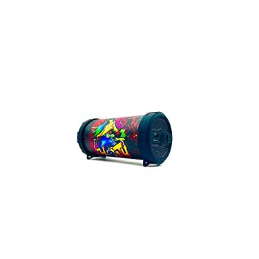 Imagem de CAIXA DE SOM BLUETOOTH MULTIMIDIA LED FM SD USB 5W PORTATIL XD4000 STREET ART