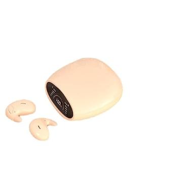Imagem de Fones de ouvido TWS sem fio mini Bluetooth com redução de ruído e visor LED para jogos (khaki)