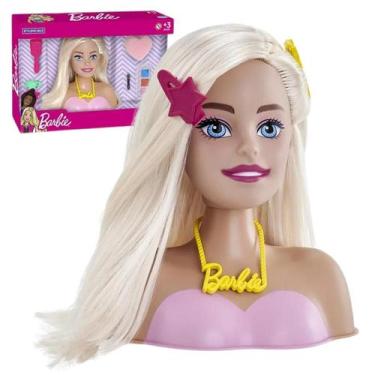 Boneca Barbie Busto Maquiagem e Cabelo Pupee 1264 - Boneca Barbie -  Magazine Luiza