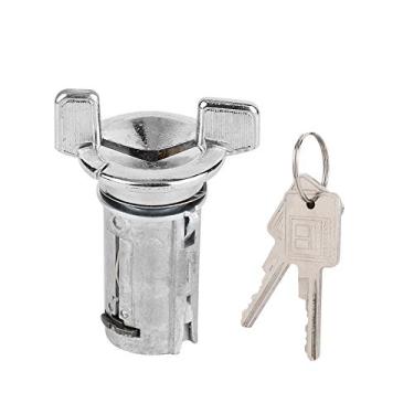 Imagem de Cilindro de partida de ignição, interruptor de bloqueio do cilindro de ignição automática com conjunto de 2 chaves LC1426 para C10 C20 C30