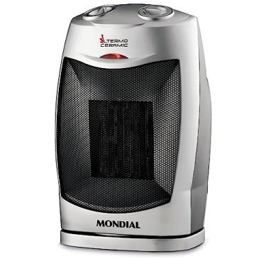 Imagem de Aquecedor Termo Ceramic, Mondial, Preto/Prata, 1500W, 220V - A-05