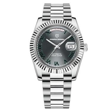 Imagem de HaiQin Pagani Design 1783 Relógio Mecânico Automático Masculino DD40 AR Vidro Safira Japonês NH36A Movimento 100 m Impermeável Data Relógio de Pulso Luxo, Prata, Japonês