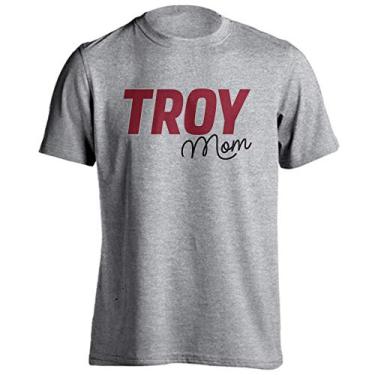Imagem de Sport Your Gear Camiseta Troy University Trojans Proud Parent Mom, Urze atlética, G