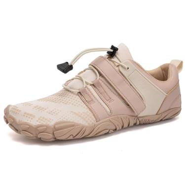 Imagem de WateLves Water Shoes – Meias aquáticas de secagem rápida, para surf, ioga, hidroginástica, Bege anfíbio, 8.5 Women/7 Men