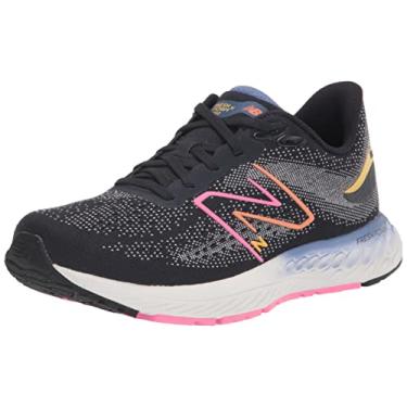Imagem de New Balance Fresh Foam X 880 V12 Tênis de corrida infantil, Eclipse/sombra da lua/rosa vibrante, 19