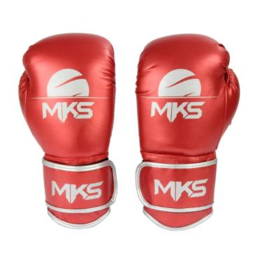 Imagem de Luva de Boxe Energy, Tamanho 10Oz,MKS, Vermelho Metálico