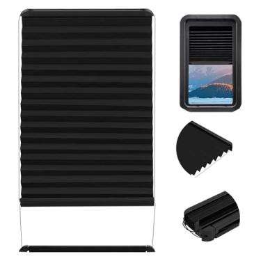 Imagem de IHOUMEX Persiana de janela de porta RV, persiana plissada fina compatível com portas de entrada preparadas Lippert (30.5 cm x 53.3 cm)