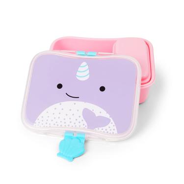 Imagem de Kit Lanche Baleia Narval Zoo Skip Hop de Alta Qualidade e Seguro
