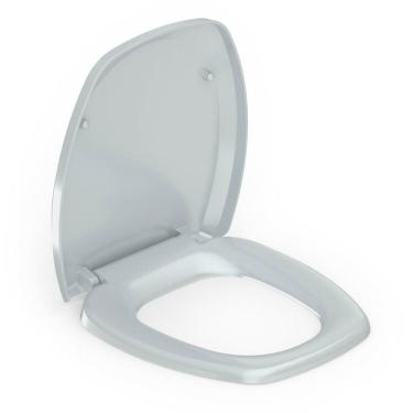 Imagem de Kit 3 Assentos Sanitário Thema Plus Incepa Verde Água Brilhante