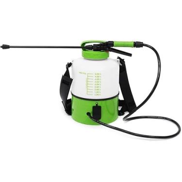 Imagem de Pulverizador elétrico de potência 5L / 8L para jardinagem, pulverizador assassino de ervas daninhas de mochila, taxa de fluxo ajustável, bateria de lítio recarregável para irrigação de jardi