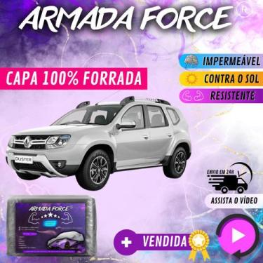 Imagem de Capa Cobrir Carro DUSTER 100% Forrada Armada Force 100% Impermeável Fo