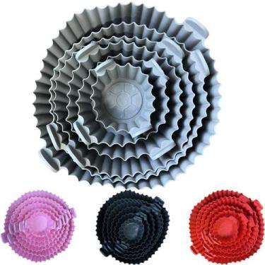 Imagem de Forma Silicone Air Fryer 6pç Forro Antiaderente Reutilizável - Cook Ho