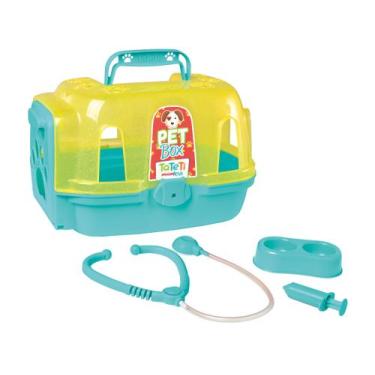 Imagem de Maleta Veterinária Infantil Pet Box Tateti - 5 Peças