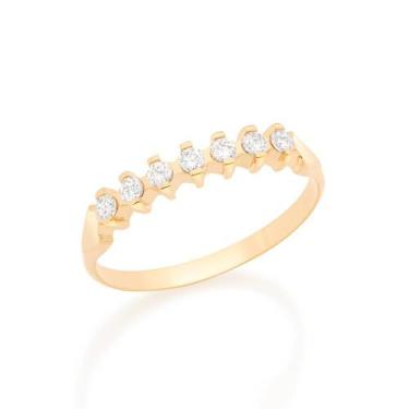 Imagem de Aparador de aliança anel banhado ouro 3x 24k 18k e 22k rommanel quadra