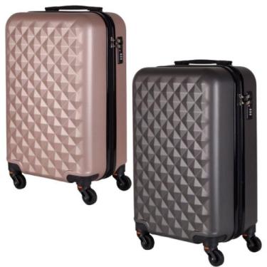 Imagem de Kit duas malas de bordo 10kgs fan - Ultra Leve, Grafite, Rosé