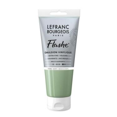 Imagem de Tinta Acrílica Flash Lefranc 80ml 841 Green Earth Iridescent - Lefranc