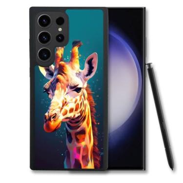 Imagem de Para Samsung S23 Ultra, para Samsung Galaxy S23 Ultra, capa traseira macia protetora durável, HOT24068 Girafa