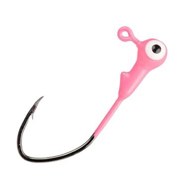 Imagem de Strike King (MRCJH132S-98) Mr Crappie Jig Head with Slab Slasher Hook Isca de pesca, 98 - Rosa, 1/907.2 g, gancho de garra de águia de níquel preto #2