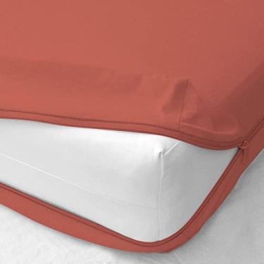 Imagem de Capas de futon tamanho completo – Capas de futon 100% algodão egípcio – Capa de sofá dobrável sem braços – Capa de colchão futon tamanho casal para sofá-cama Futon – Capa de sofá futon com zíper,