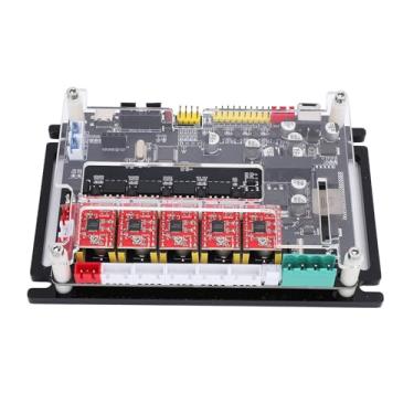 Imagem de Placa-mãe do Gravador CNC de 32 Bits Placa de Controle de 4 Eixos 40000mm Min Tipo C Eixos Y Unidade Dupla para Fuso Offline de 300w 500w Com Estabilidade e Segurança