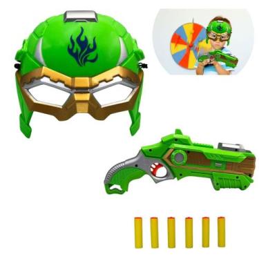 Imagem de Kit Brinquedo Pistola Lançadora De Dardos com Máscara - Toys & Toys, V