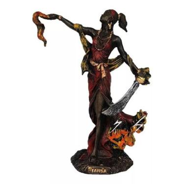 Imagem de Orixá Iansã Arrebatamento Da Paixão Resina Imagem Umbanda - HC Decoraç