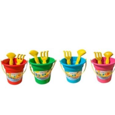 Imagem de 35 baldinhos de praia/areia - EFRAIM UTILIDADES, Vermelho