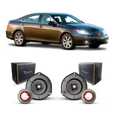 Imagem de 2 Coxim Batedor Batente Suporte C/ Rolamento  Amortecedor Dianteiro Le