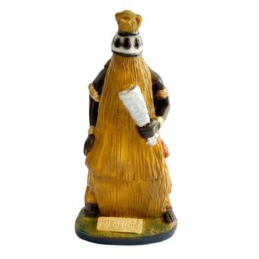 Imagem de Estátua Orixá Obaluaiê  Omolu Umbanda e Candomblé Gesso - Hadu Esotéri