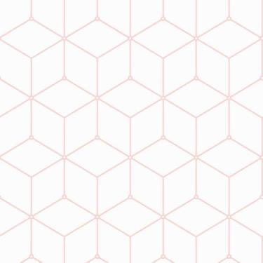Imagem de Papel De Parede Temático Geométrico Cubos - 3,00x0,50m - DEKAL DECOR