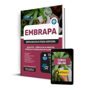Imagem de Apostila EMBRAPA 2024 - Analista - Ciência de Alimentos (Ciência e Tec