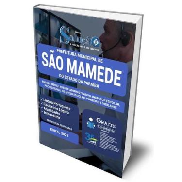 Imagem de Apostila Prefeitura de São Mamede - PB - Ensino Médio: Agente Administ