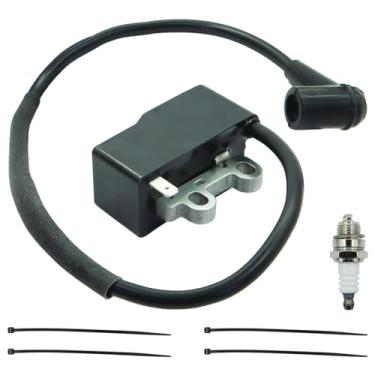 Imagem de DABAZUALY A411001620 Bobina de Ignição para Echo Pb-580H, Pb-580T Mochila Soprador Motor Volante Coli Módulo com Vela de Ignição