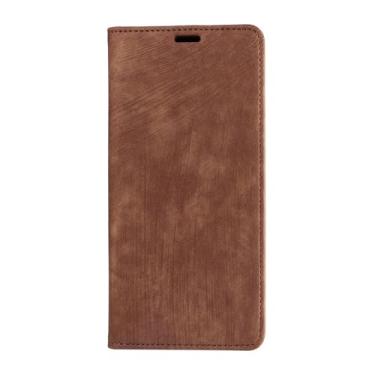 Imagem de LTLMYDAM Marrom, S25 Ultra, capa de couro para Samsung Galaxy S25 Ultra/S25 Plus/S25, Folio Card Slots Kickstand Business Style Case Silicone Soft Edge Anti Queda