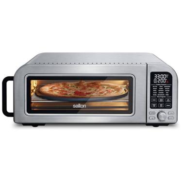 Imagem de Forno de Pizza Profissional 17,9L com Temperatura Ultra Alta e 6 Configurações, 110V 1800W, Salton, Prata
