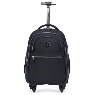 Imagem de Kit Mochila De Rodinhas Juvenil Spector Resistente Notebook Escolar